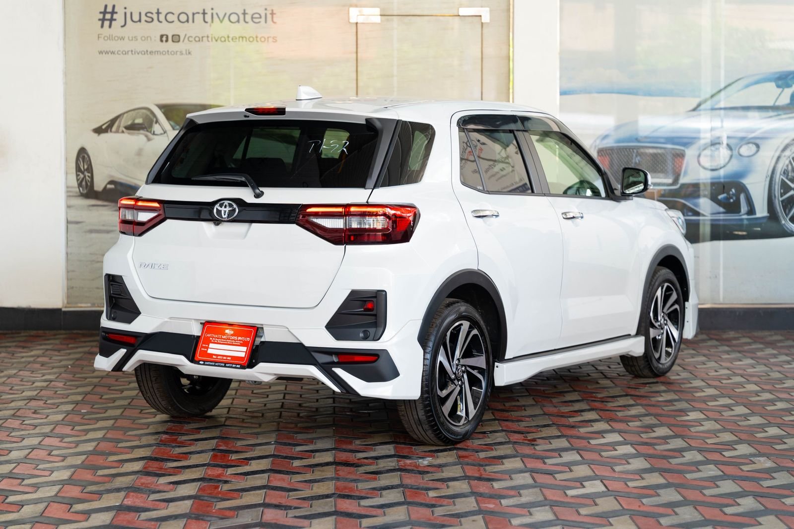 Toyota Raize Z Grade 2025 Highest Spec White (Modelista Bodykit & BSM)